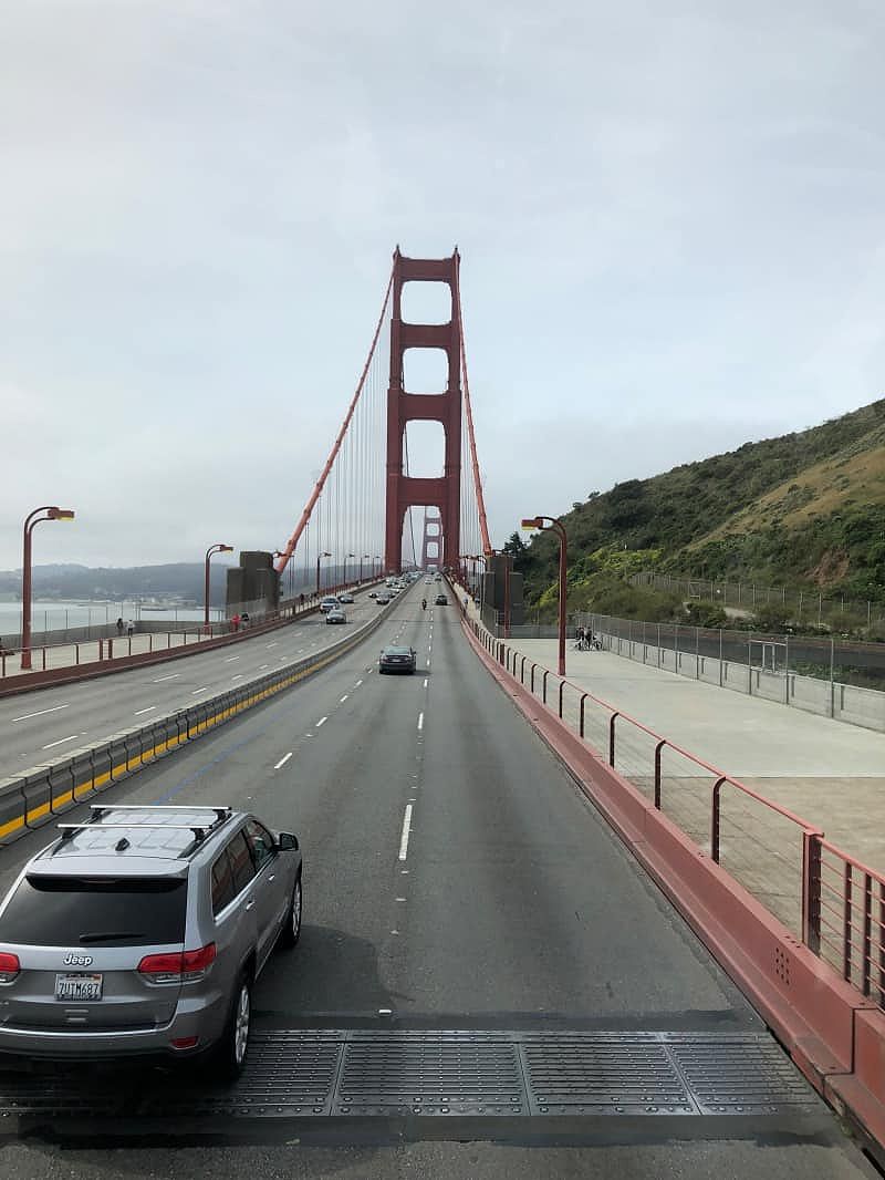 Hop-On Hop-Off Bus San Francisco - Golden Gate Bridge