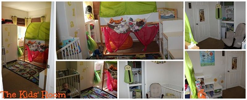 Kids room with smart storage solutions